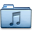 Blue Music Icon 32x32 png